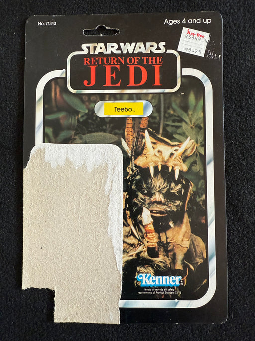 Kenner Star Wars ROTJ Teebo 77 Back Card Only