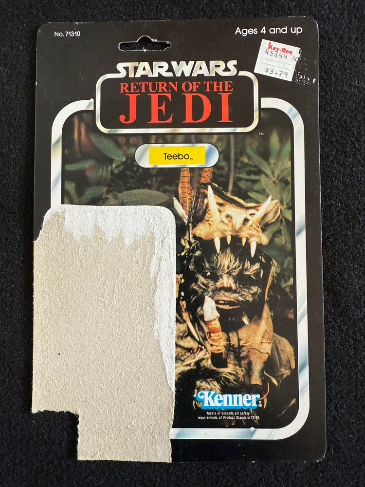 Kenner Star Wars ROTJ Teebo 77 Back Card Only
