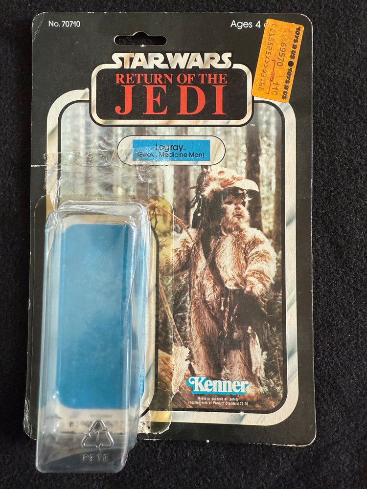 Kenner Star Wars ROTJ Logray 65 Back Card Only