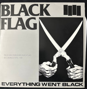 Black Flag Everything Went Black