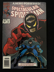 Spectacular Spider-Man #208  Newsstand NM- (9.2)
