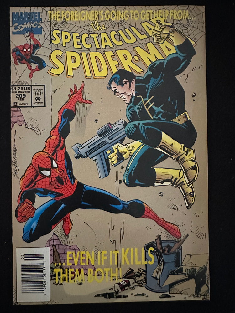 Spectacular Spider-Man #209  Newsstand NM (9.4)