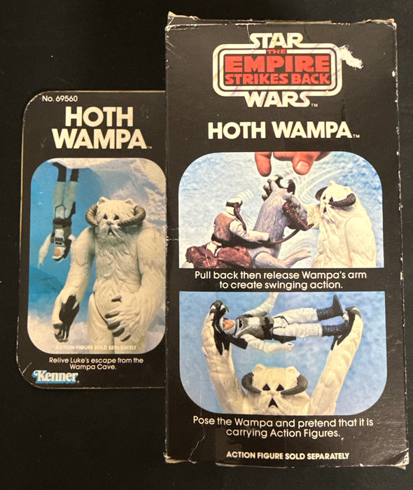 Kenner Star Wars ESB Hoth Wompa with Box and Luke Skywalker