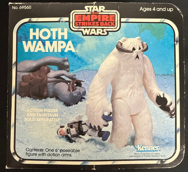 Kenner Star Wars ESB Hoth Wompa with Box and Luke Skywalker