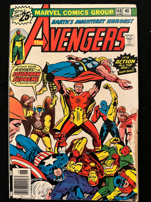 Avengers #136, 142, 147,  148, 150 (5 Issues)