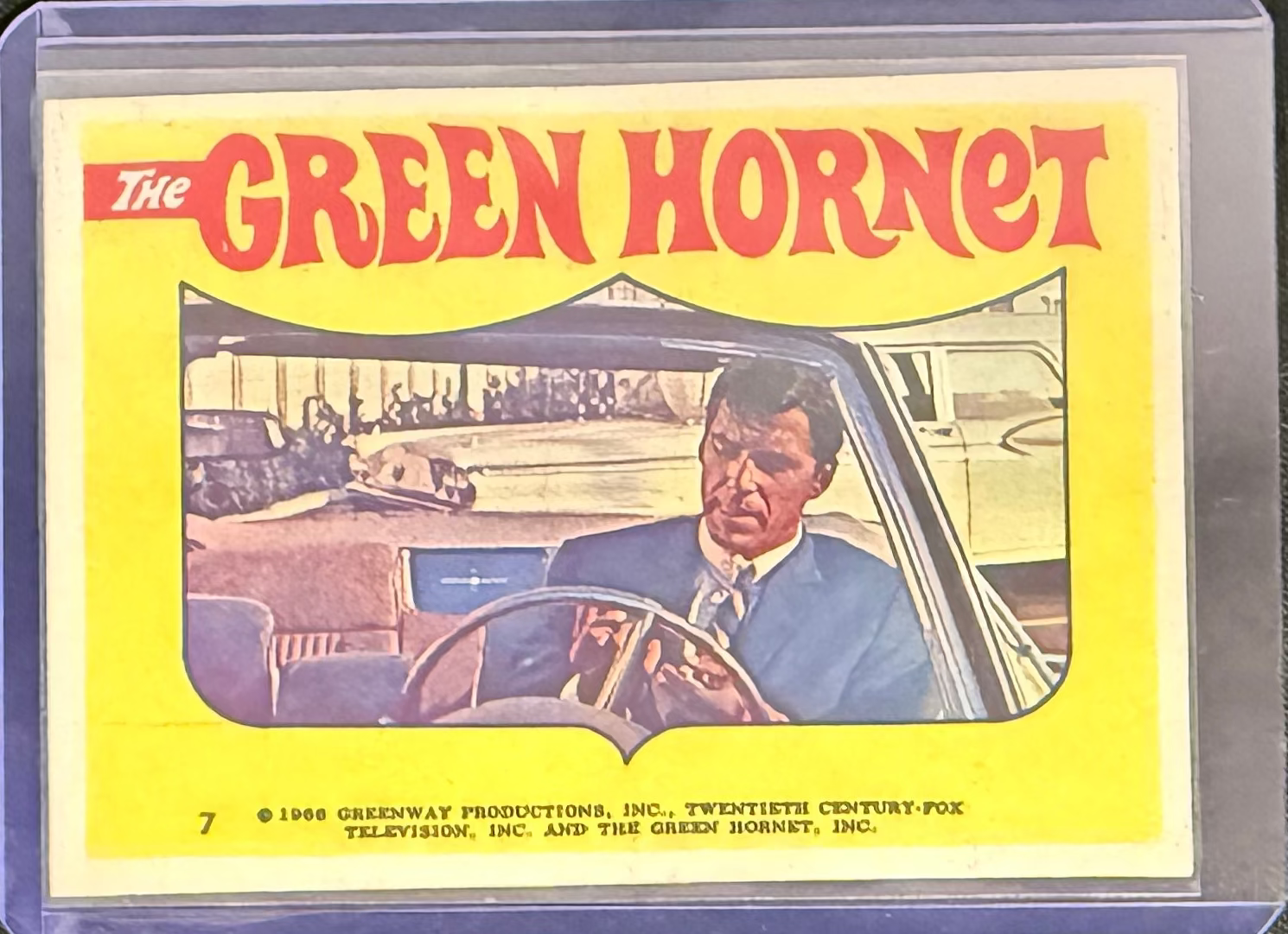 The Green Hornet Donruss Sticker #7 (1966)