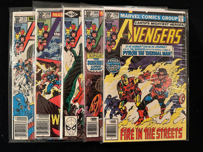 Avengers #206,208-230 (24 Issues)
