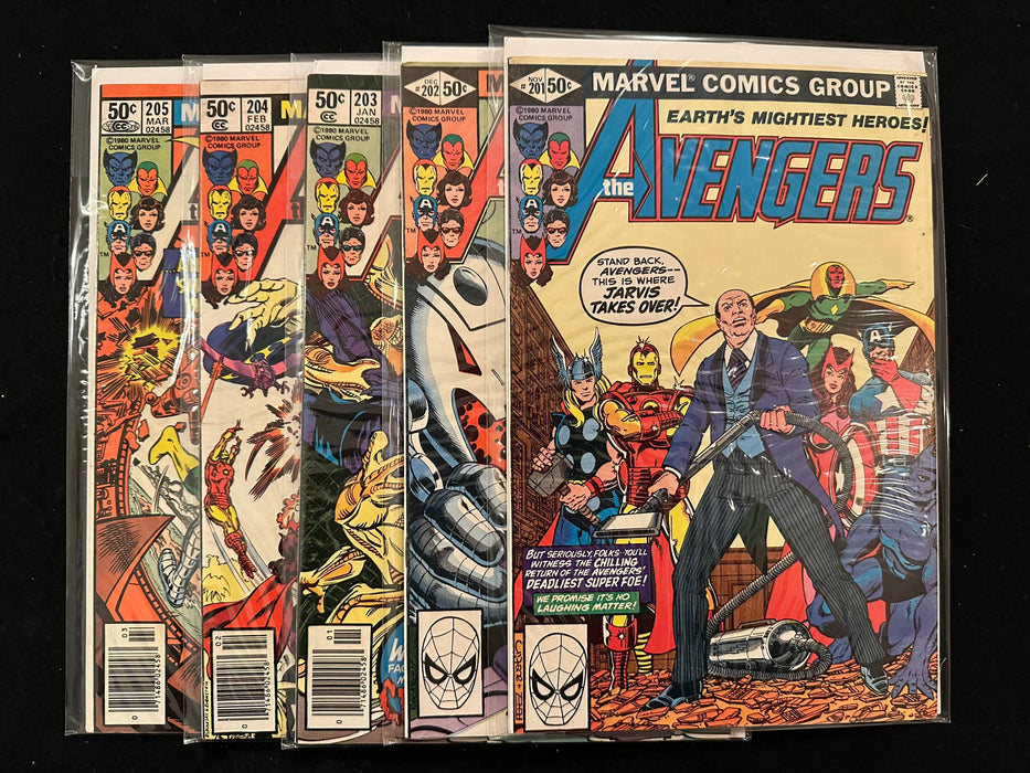 Avengers #206,208-230 (24 Issues)