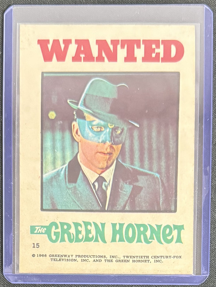 The Green Hornet Donruss Sticker #15 (1966)