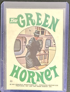The Green Hornet Donruss Sticker #21 (1966)