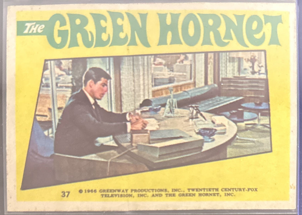 The Green Hornet Donruss Sticker #37 (1966)