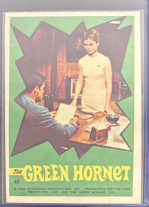 The Green Hornet Donruss Sticker #40 (1966)