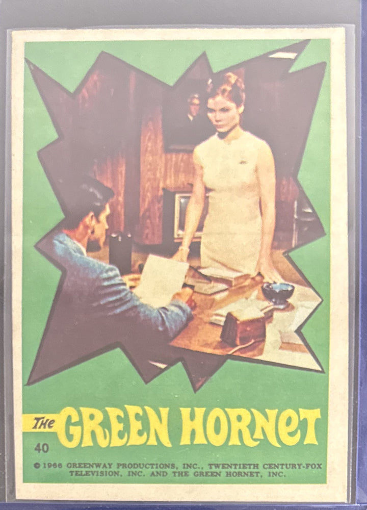 The Green Hornet Donruss Sticker #40 (1966)