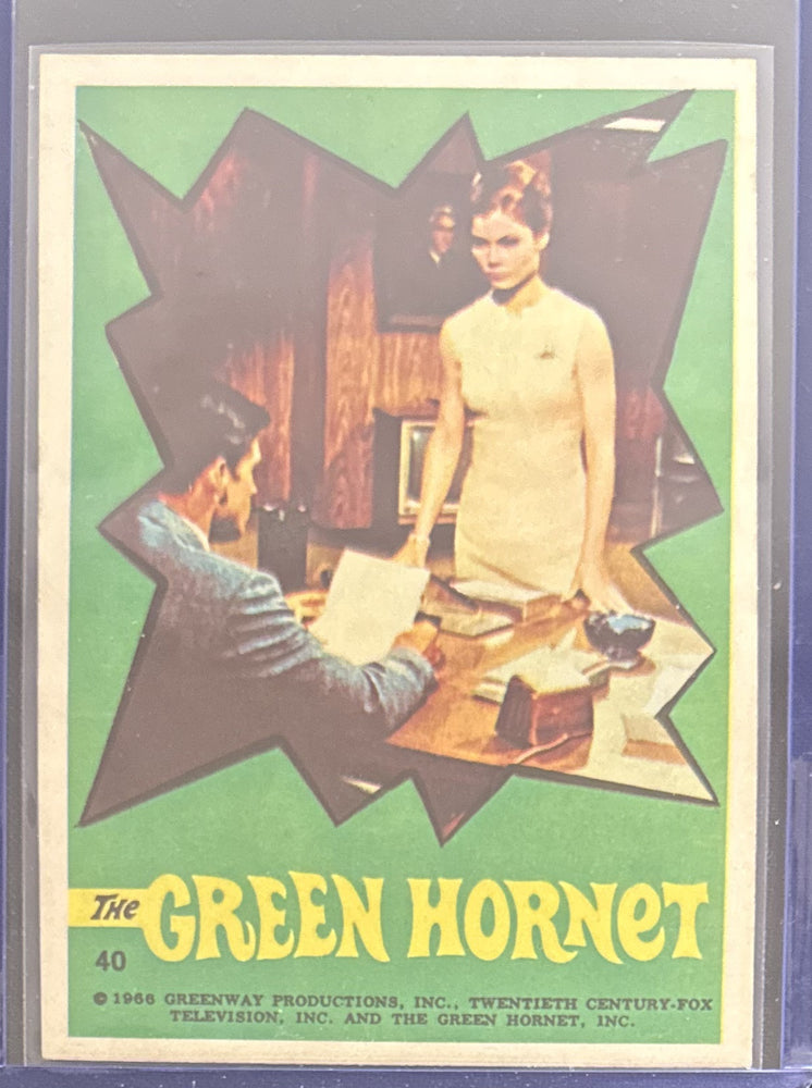 The Green Hornet Donruss Sticker #40 (1966)