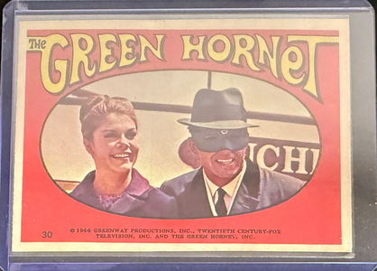 The Green Hornet Donruss Sticker #30 (1966)
