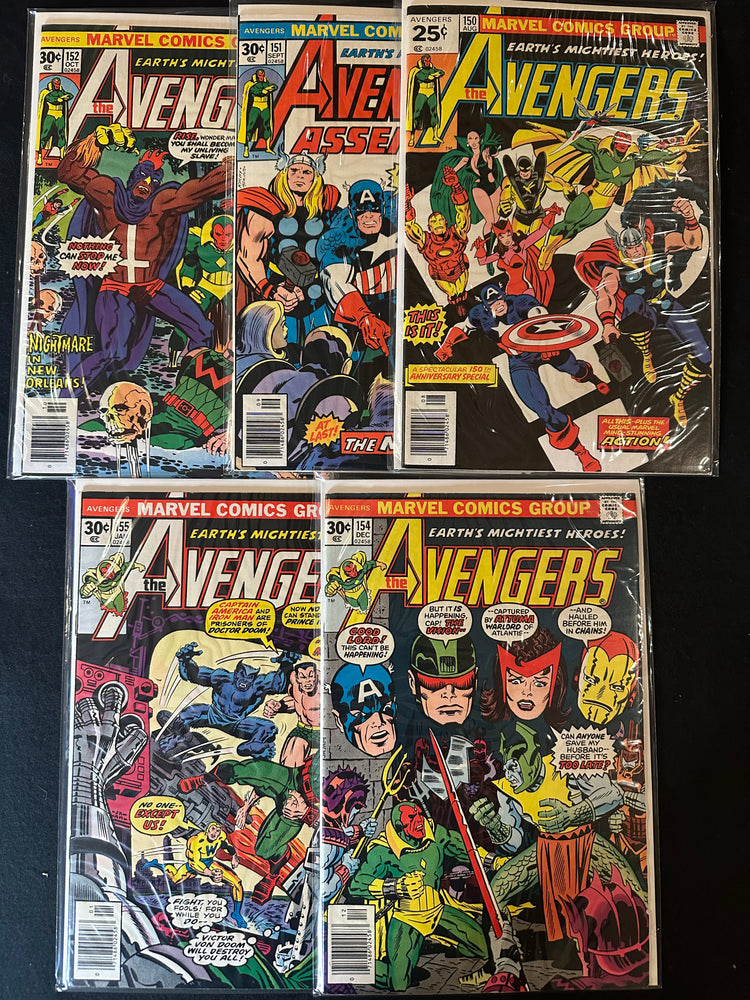 Avengers #150-155 (5 Issues) Doctor Doom