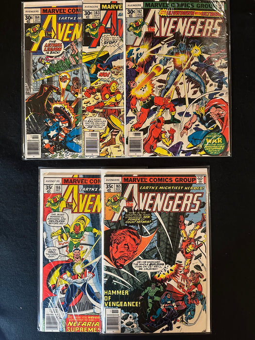 Avengers #162-166 (5 Issues) Byrne art, Jocasta