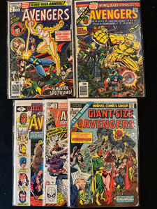 Avengers Annuals #6, 8, 9, 11 Giant Size #4 (5 Issues)