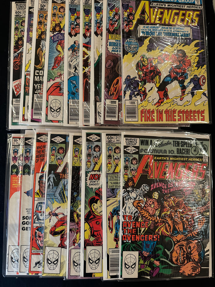 Avengers #206,208-230 (24 Issues)