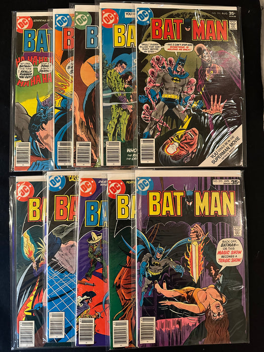 Batman #290-299 (10 Issues) Joker, Riddler