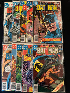 Batman #320-329 (10 Issues) 1st Cat-Man Joker, Catwoman
