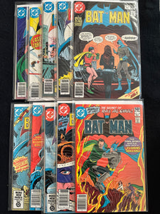 Batman #330-337,339,340 (10 Issues) Solo Catwoman,  1st Executioner
