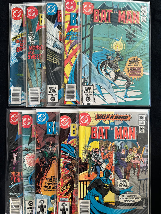 Batman #341-350 (10 Issues)