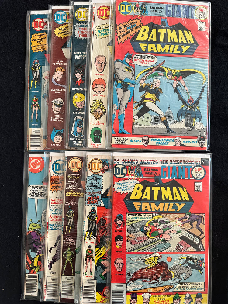 Batman Family #1-13,15-20 (19 Issues) Near Complete 1st Joker's Daughter