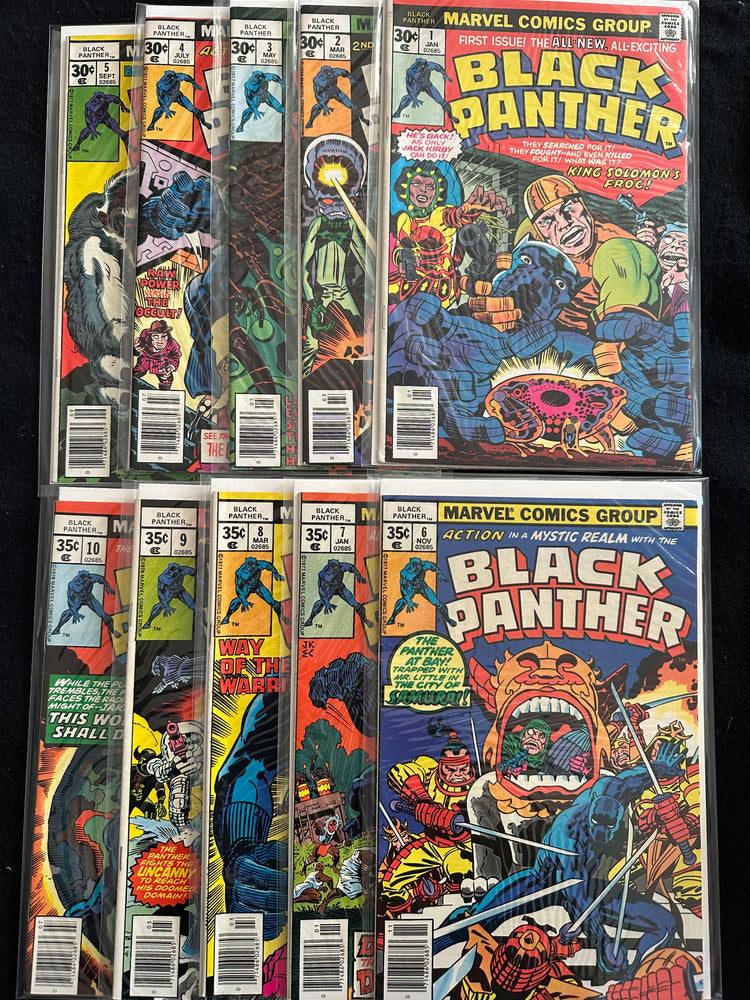 Black Panther #1-15 (1977) Complete Run Kirby Art