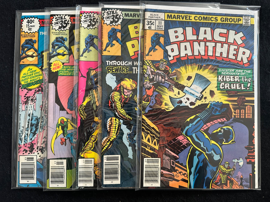 Black Panther #1-15 (1977) Complete Run Kirby Art