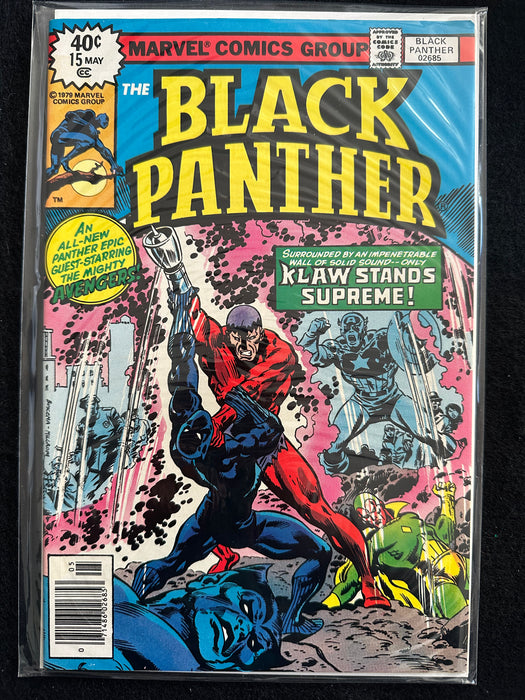 Black Panther #1-15 (1977) Complete Run Kirby Art