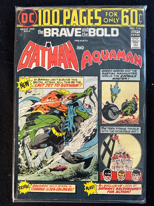 Brave and the Bold #113,114,115,117 100 Pages (4 Issues) Batman Spectre Grundy
