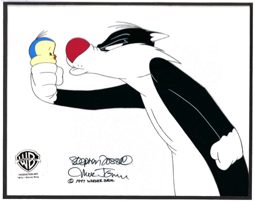 Looney Tunes Original Production Cel (1997) Signed by Chuck Jones