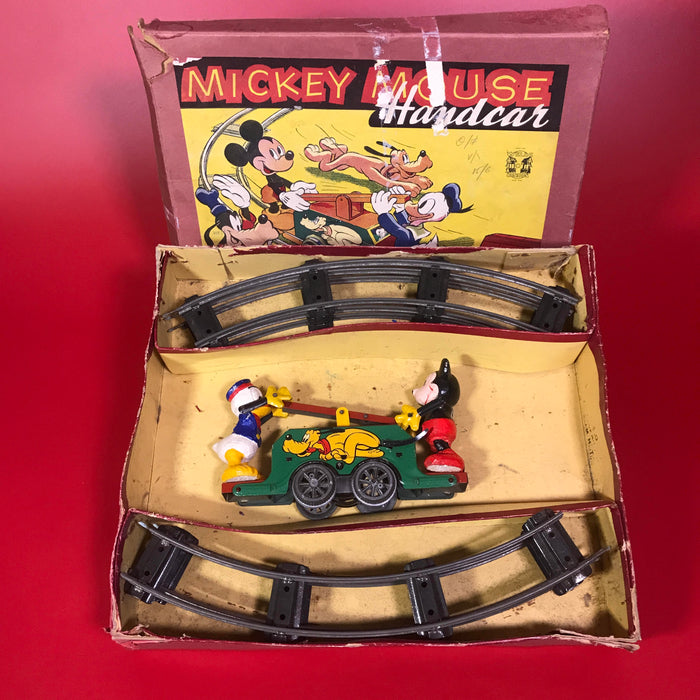 Mickey Mouse Hand Car with Donald (Includes Box)