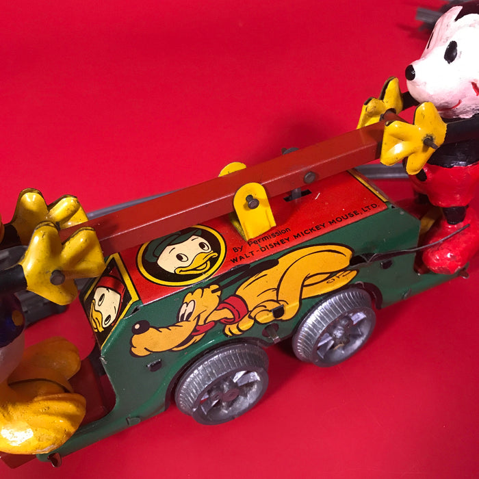 Mickey Mouse Hand Car with Donald (Includes Box)