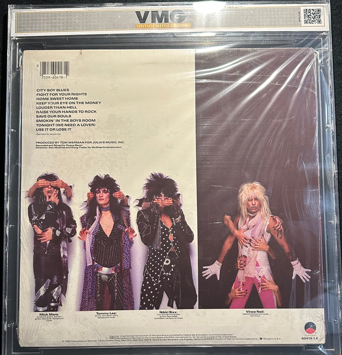 Mötley Crüe Theatre of Pain (1985) - 1st Pressing "Admit One" Hype Sticker Sealed VMG 5.5