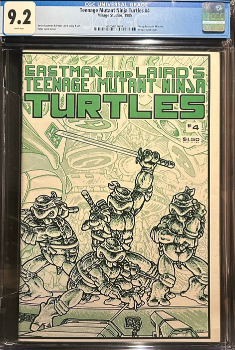 Teenage Mutant Ninja Turtles #  4  CGC 9.2