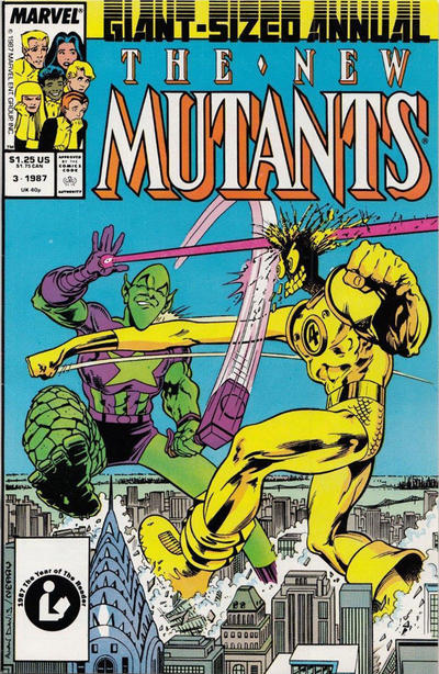 New Mutants Annual #  3 Newsstand NM- (9.2)