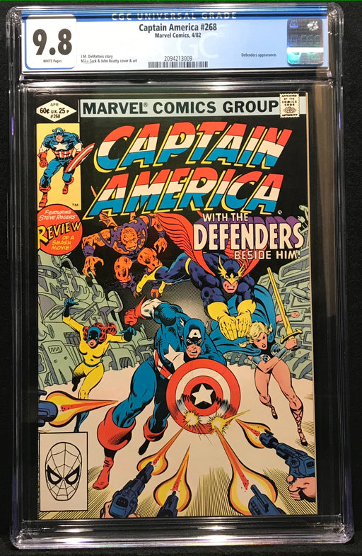 Captain America #268  CGC 9.8