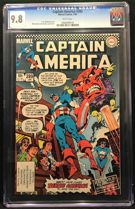 Captain America #289  CGC 9.8