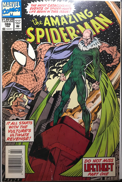 Amazing Spider-Man #386  Newsstand FN+ (6.5)