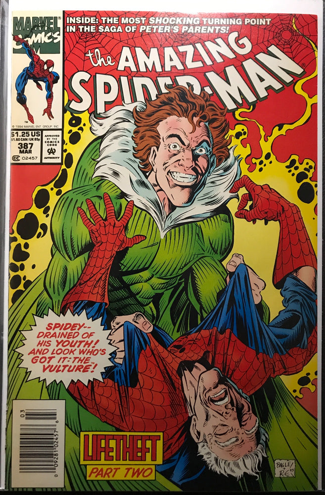 Amazing Spider-Man #387  Newsstand VF/NM (9.0)