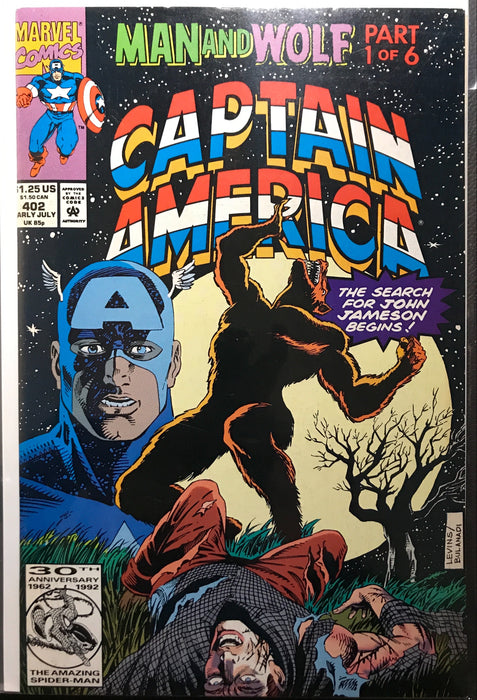 Captain America #402  NM- (9.2)