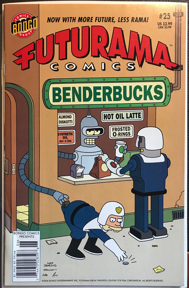 Bongo Comics Presents Futurama Comics # 25 Newsstand VF/NM (9.0)