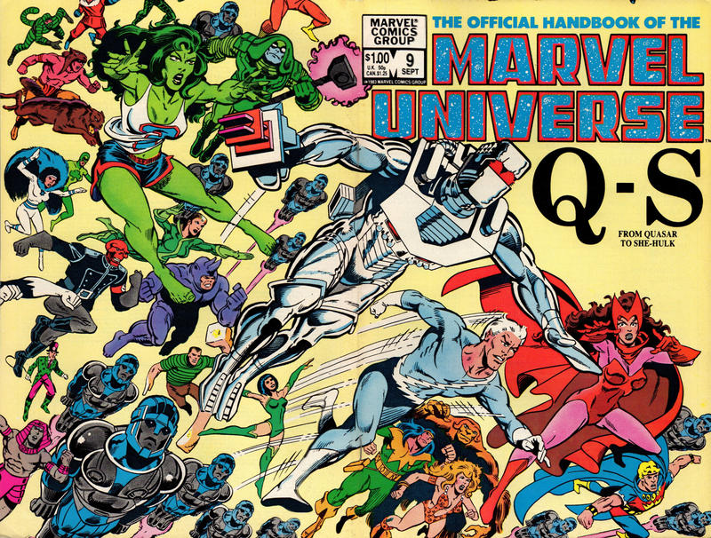 Official Handbook of the Marvel Universe #  9 VF- (7.5)