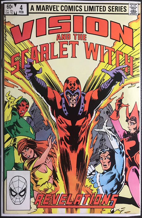 Vision and the Scarlet Witch #  4 FN (8.5) Newsstand