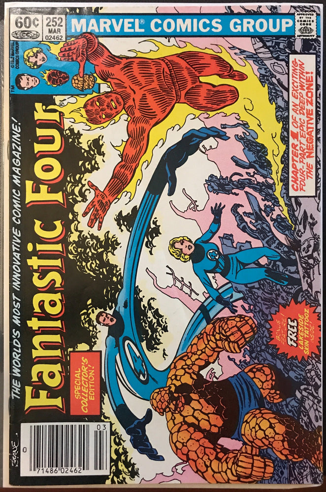 Fantastic Four #252  Newsstand VG+ (4.5)