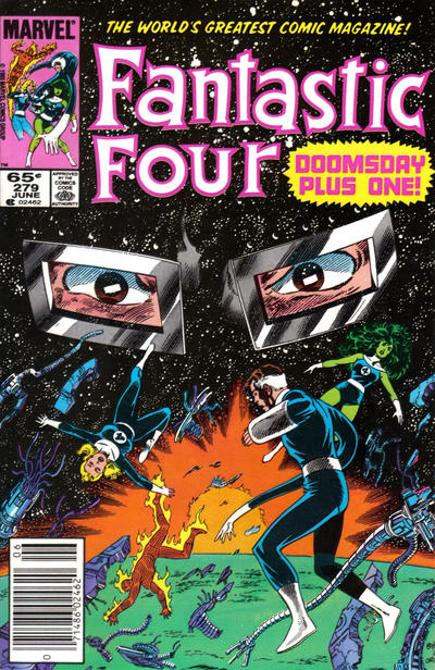 Fantastic Four #279  Newsstand FN- (5.5)