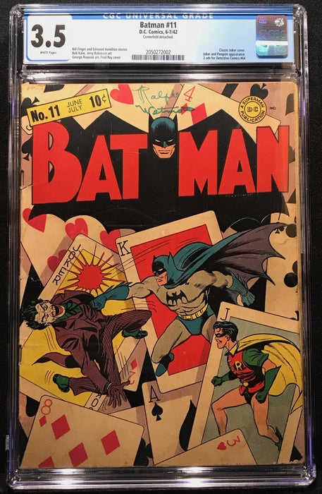 Batman # 11  CGC 3.5
