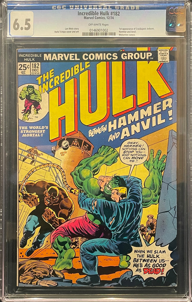 Incredible Hulk #182   CGC 6.5